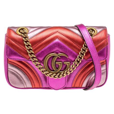 gucci marmont metallic|what makes gucci marmont bag.